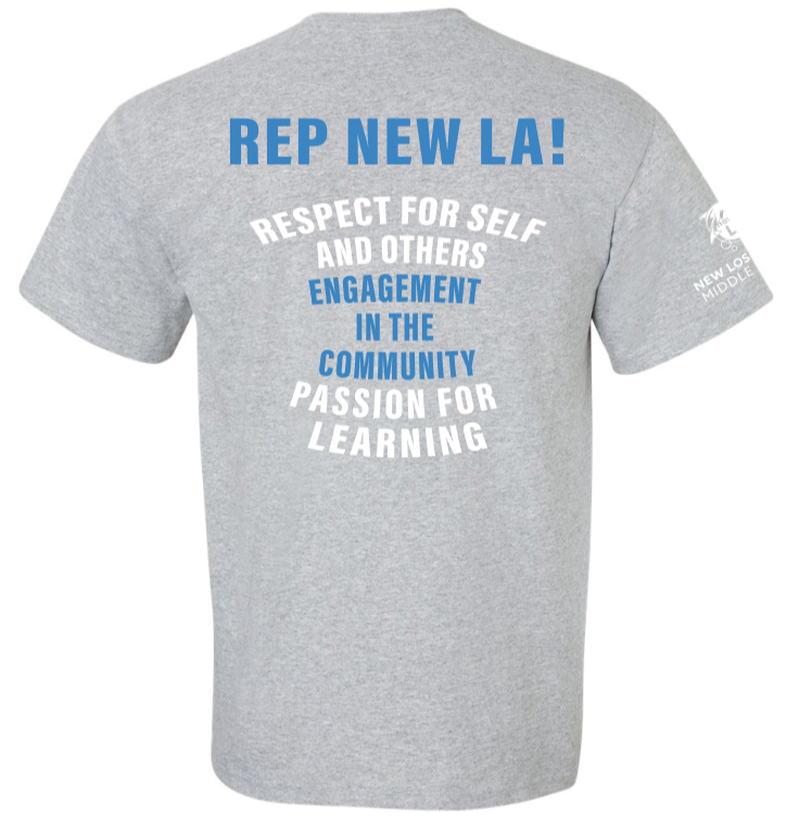 New Los Angeles Middle School TShirt Faith Uniforms