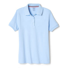 Load image into Gallery viewer, French Toast Girl Polo Picot Collar - light blue
