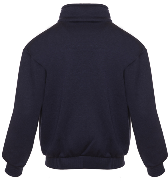 No hood zip discount sweatshirt