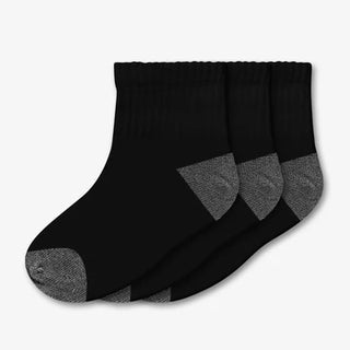 3-Pair Sport Quarter Socks