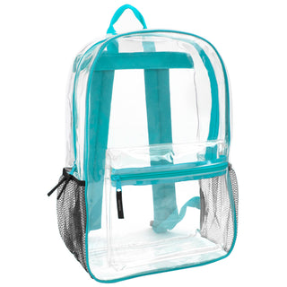 Clear Backpack w/ Side Pockets