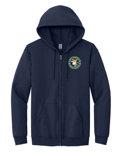 Danny J. Bakewell Zipper Hooded Sweater