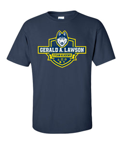 Gerald A. Lawson Steam Academy Navy T-Shirt