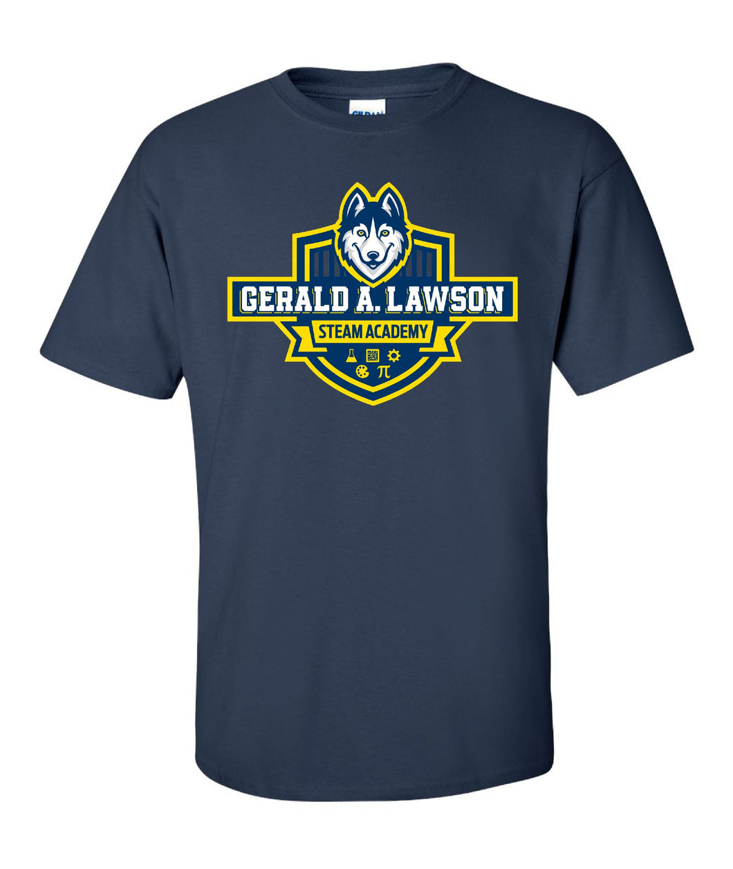 Gerald A. Lawson Steam Academy Navy T-Shirt