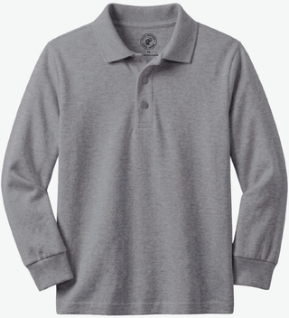 Faith Uniforms Youth Long Sleeve Polo