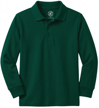 Faith Uniforms Youth Long Sleeve Polo