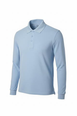 Faith Uniforms Long Sleeve Polo/ Adult