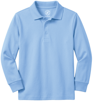 Faith Uniforms Youth Long Sleeve Polo