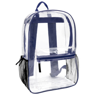 Clear Backpack w/ Side Pockets