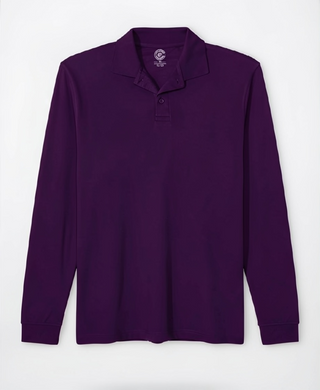 Faith Uniforms Long Sleeve Polo/ Adult