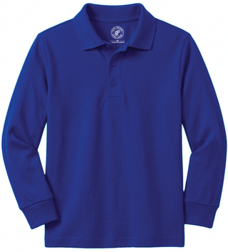 Faith Uniforms Youth Long Sleeve Polo
