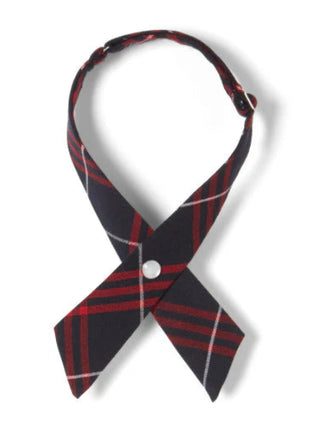 Red Plaid Cross Tie