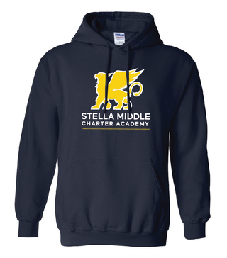 Stella Academy 6th Grade Full Logo Pull-Over Hoodie