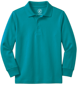 Faith Uniforms Youth Long Sleeve Polo