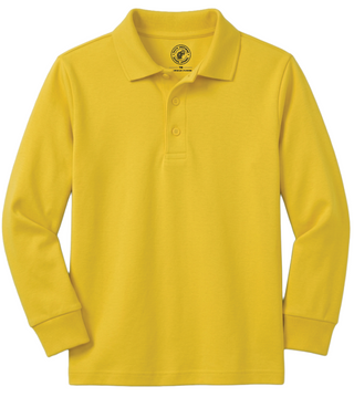 Faith Uniforms Youth Long Sleeve Polo