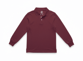 Faith Uniforms Youth Long Sleeve Polo