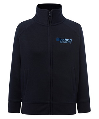 Lashon Academy No Hood Full Zip-Up Sweater