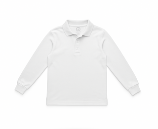 Faith Uniforms Youth Long Sleeve Polo