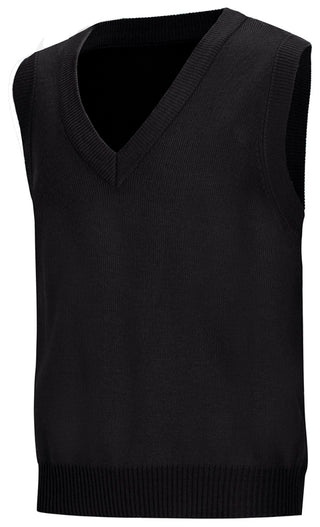 Classroom Unisex V-Neck Vest - black color