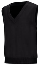 Load image into Gallery viewer, Classroom Unisex V-Neck Vest - black color
