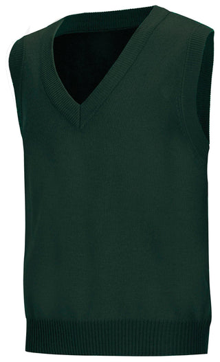 Classroom Unisex V-Neck Vest - green color