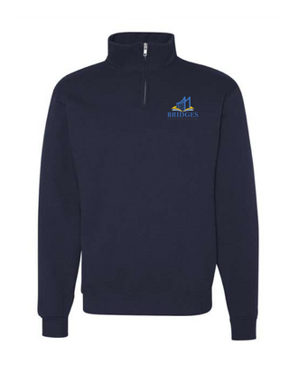 Bridges Preparatory Academy 1/4 Zip Pull-Over Sweater