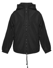 Load image into Gallery viewer, Universal Rain Jacket with Hood - black
