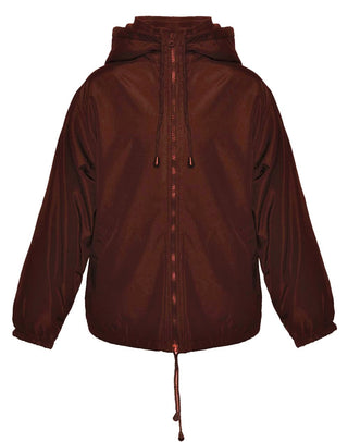Universal Rain Jacket with Hood - wine