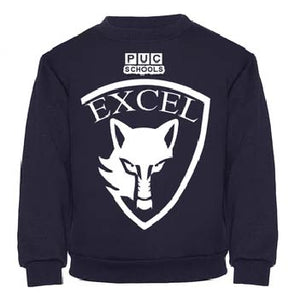 Excel Bella Canvas Crewneck Sweater - black