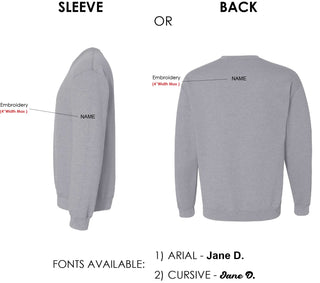 Excel Bella Canvas Crewneck Sweater - gray