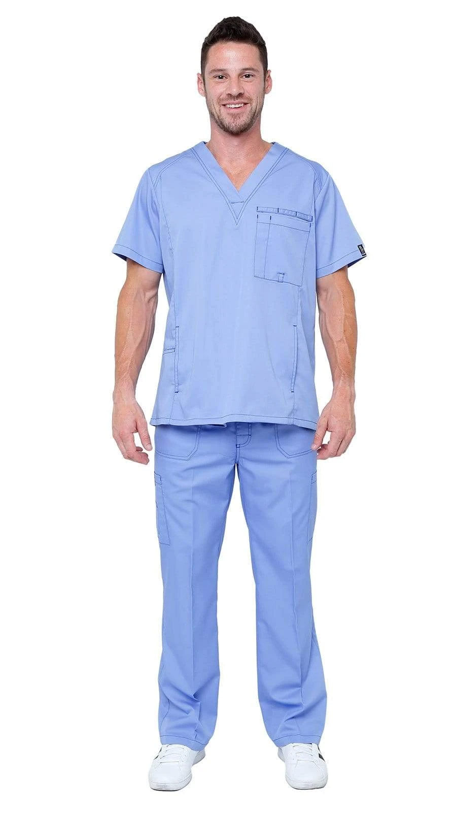 Men's Multi Pocket Utility Medical Scrubs - Dress A Med