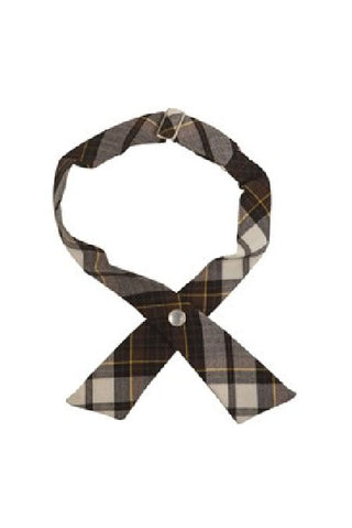 Girl Adjustable Cross Tie - square pattern 