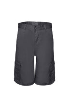 Load image into Gallery viewer, Boy Cargo Shorts  - gray 
