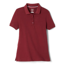 Load image into Gallery viewer, French Toast Girl Pique Polo - red whine
