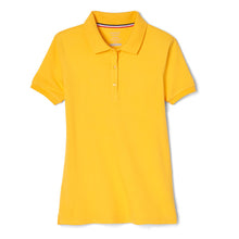 Load image into Gallery viewer, French Toast Girl Pique Polo - orange yellow
