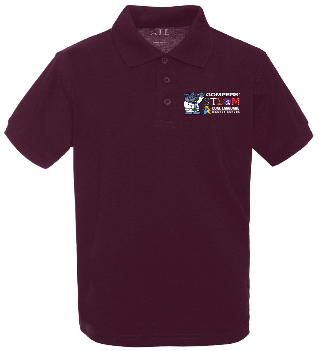 Gompers Magnet Polo - dark red