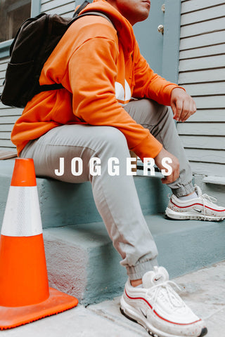 Joggers Men Twill Pants