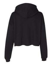 Load image into Gallery viewer, Peak-a-boo Cat Cropped Fleece Hoodie
