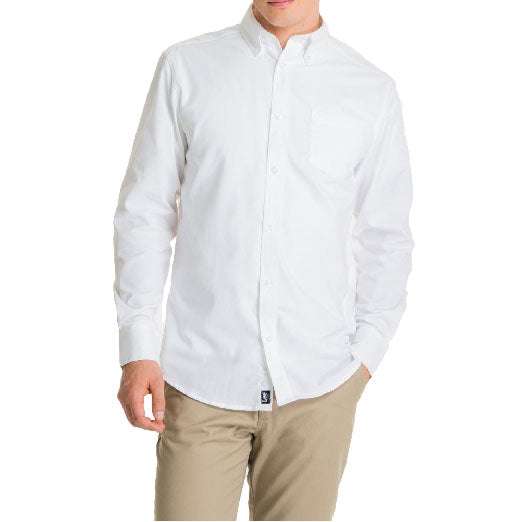 Lee Young Men Long Sleeve Oxford Uniform Shirt