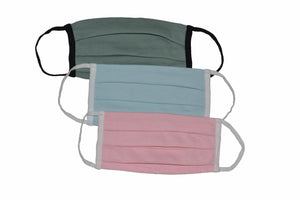 Pleated Reusable Face Mask Adult