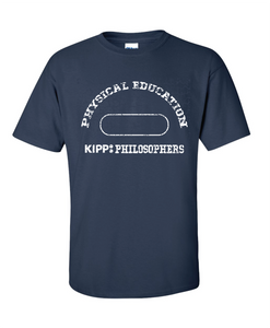 KIPP Philosophers P.E Shirt - dark blue