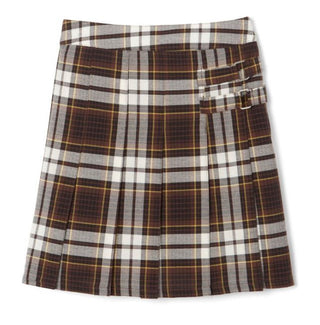 Girl French Toast Brown Plaid Skirt