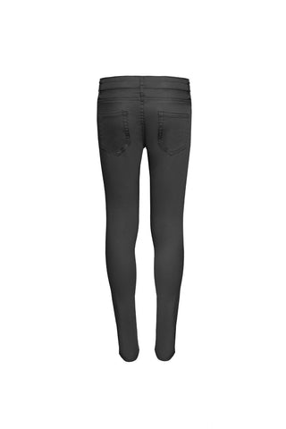 Cuties Girls Skinny Pants - back black