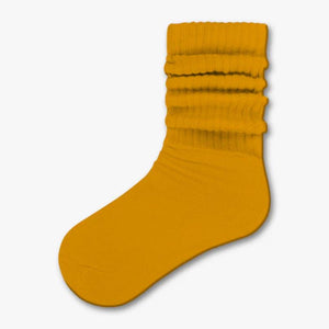 Piccolo Hosiery Girl Slouch Socks yellow