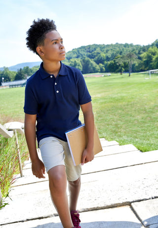 Boy French Toast Shorts - Khaki being used