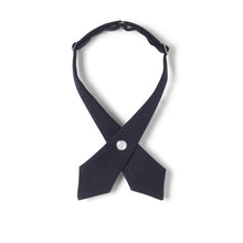 Load image into Gallery viewer, Girl Adjustable Cross Tie - black
