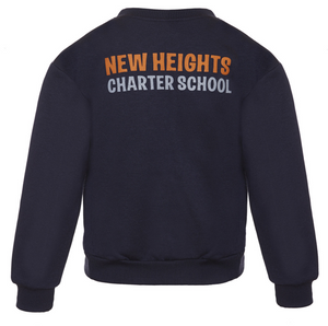 New Heights Charter School Crewneck Sweater - black
