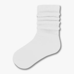 Piccolo Hosiery Girl Slouch Socks white